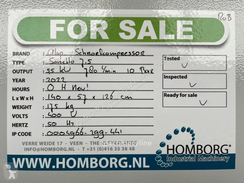 Materiaal voor de bouw Alup Kompressoren...