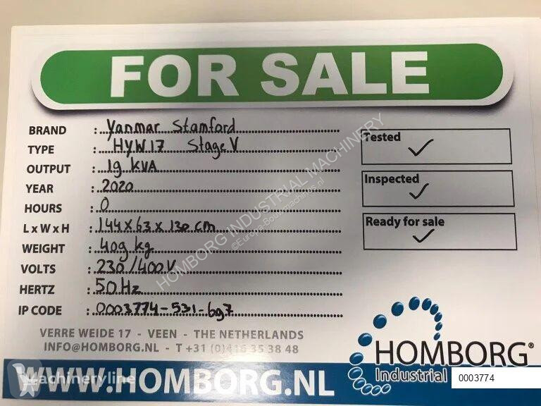 Entreprenørmaskiner Yanmar HYW 17 Stamford 19...