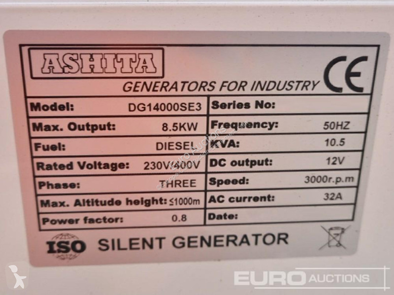 Material de obra  DG14000SE3 10KVA