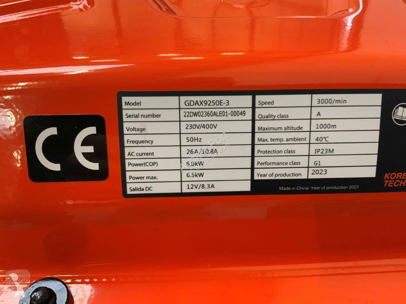 Materiaal voor de bouw Daewoo GDAX9250E-3