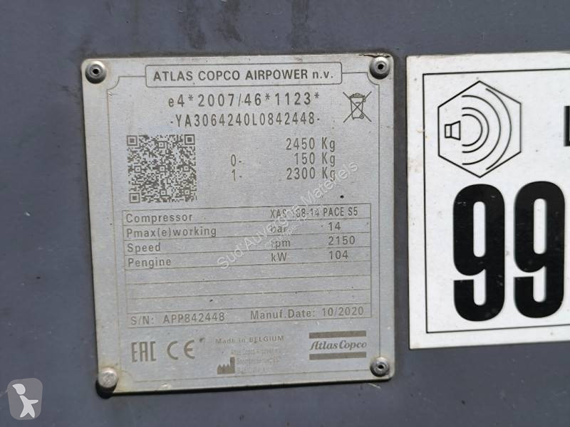 Stavebný stroj Atlas Copco XAS 188-14