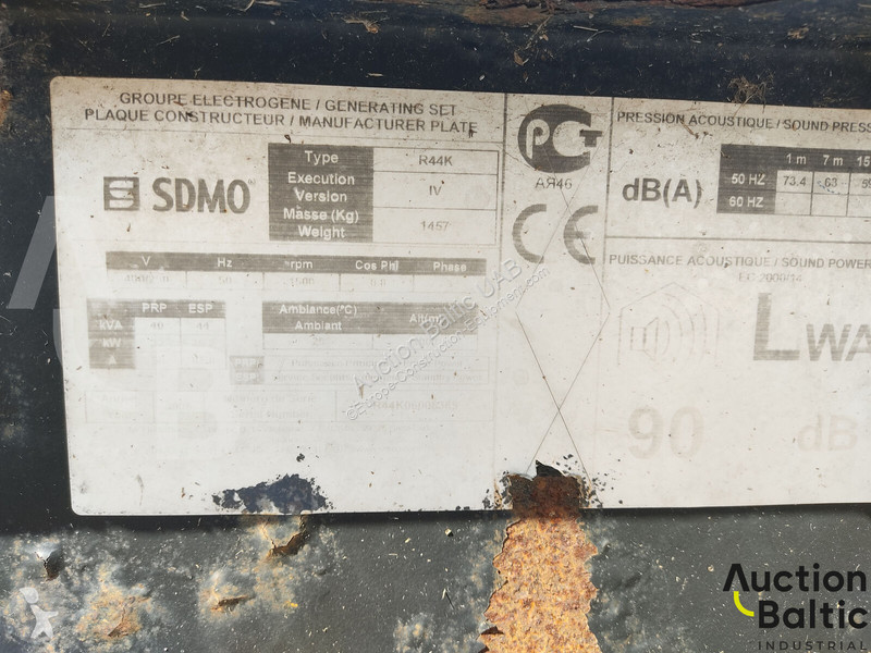 Будівельне обладнання SDMO R44K