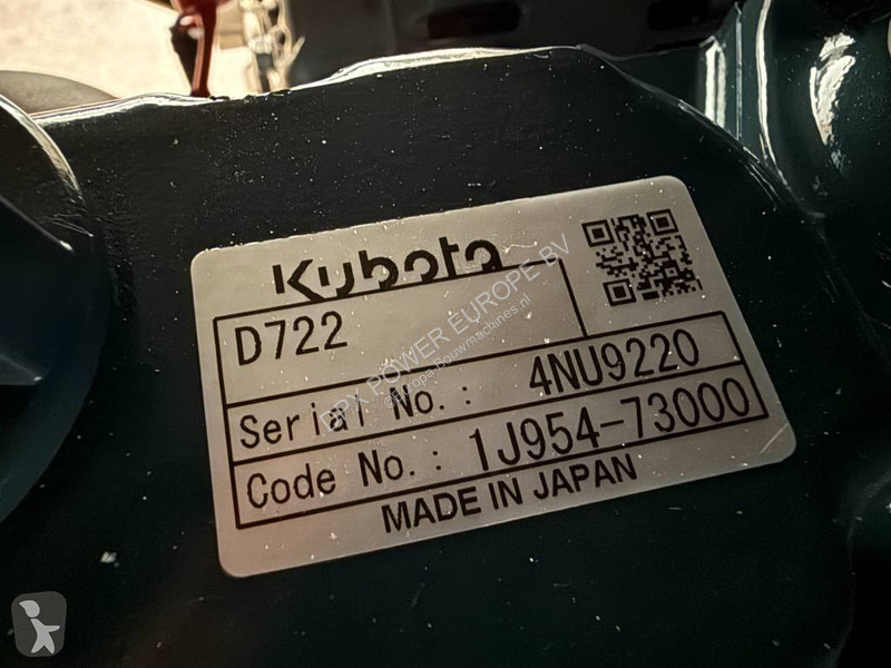 Sprzęt budowlany Kubota D722 - MPS113TDE - 10...