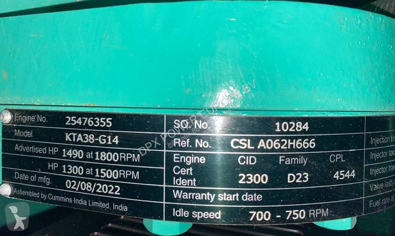 Materiaal voor de bouw Cummins C1100D5B - 1.100...