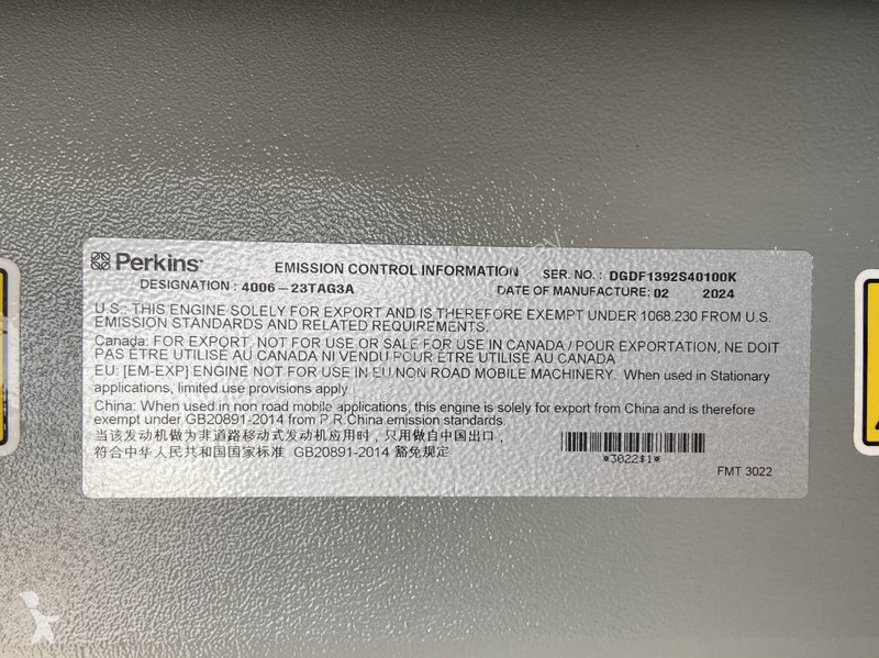 Stavební vybavení Perkins 4006-23TAG3A - 900...