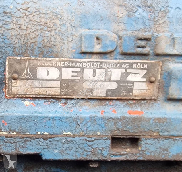آلة لمواقع البناء Deutz generator F6L912