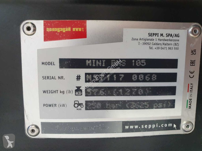 آلة لمواقع البناء  Seppi M. MINI-BMS 105 /...