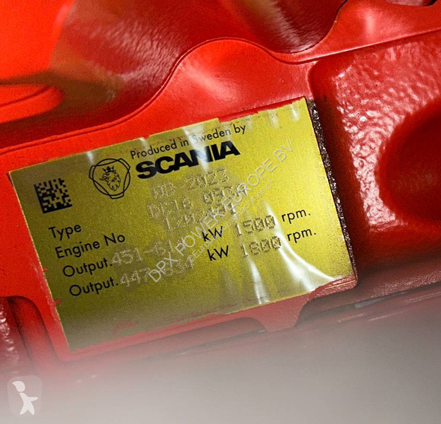Materiaal voor de bouw Scania DC16 - 660 kVA...