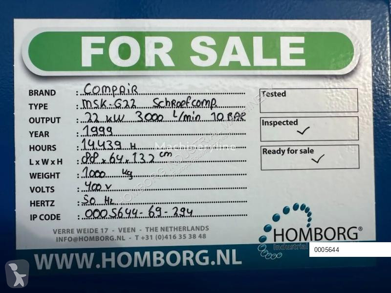Entreprenørmaskiner Compair MSK-G22 Elektrische...