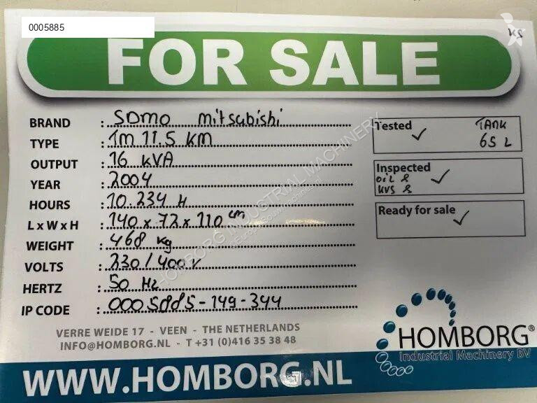 Materiaal voor de bouw SDMO TM11.5KM Mitsubishi...