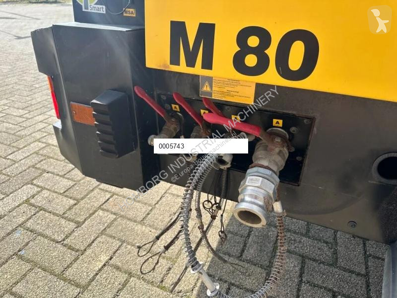 Materiaal voor de bouw Kaeser M80 Kubota 8.1 m3...