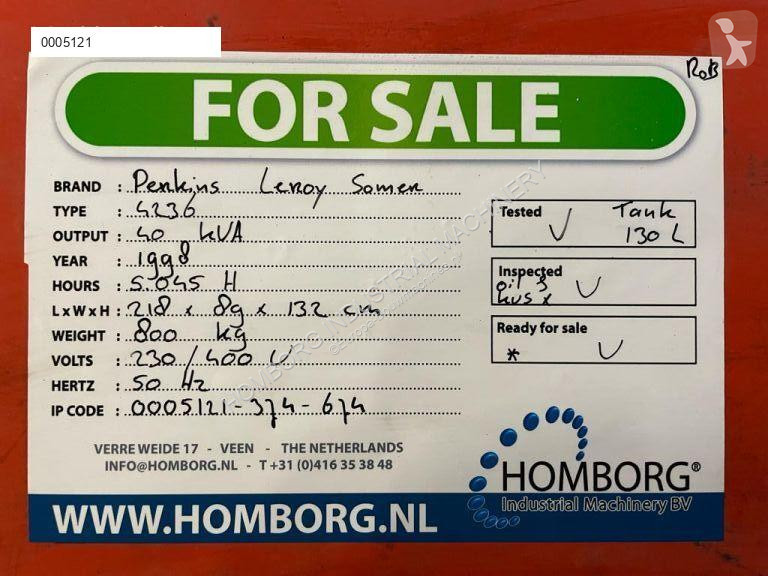 Materiaal voor de bouw Perkins Leroy Somer 40...