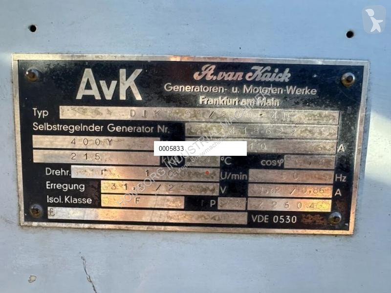 Stavební vybavení MAN D 2858 MT AvK 250 kVA...