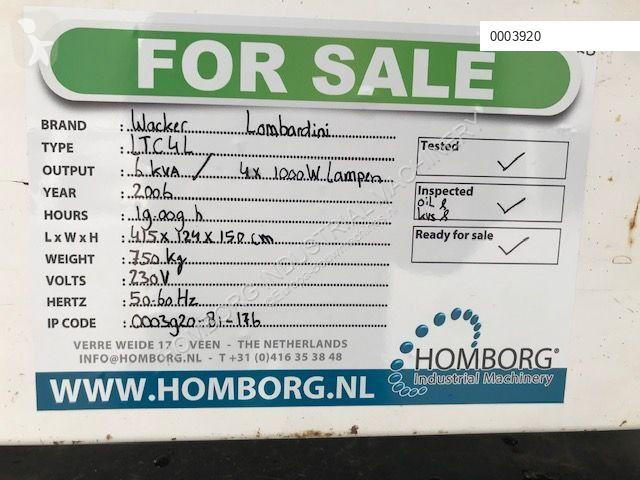 Vägbyggmaterial Wacker Neuson LTC4L Lombardini...