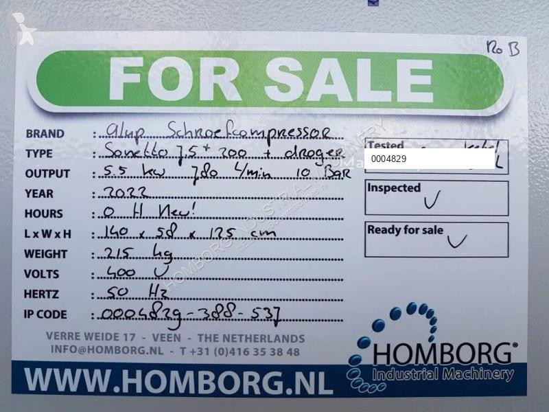 Entreprenørmaskiner Alup Kompressoren Sonetto...
