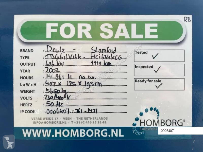Materiaal voor de bouw Deutz Gasset 800 / 1110...