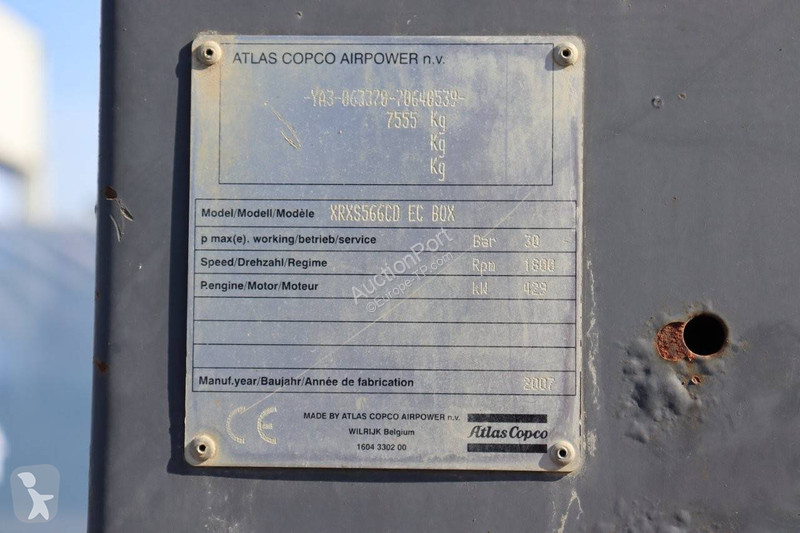 Materiaal voor de bouw Atlas Copco XRXS566CD EC...