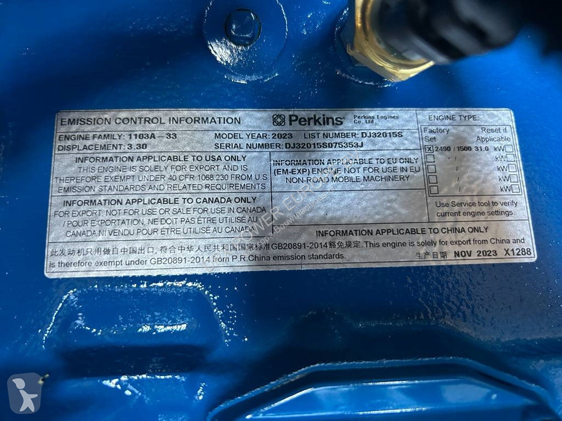 Строительное оборудование FG Wilson P33-3 - 33...