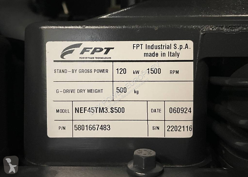 آلة لمواقع البناء Iveco NEF45TM3 - 132 kVA...