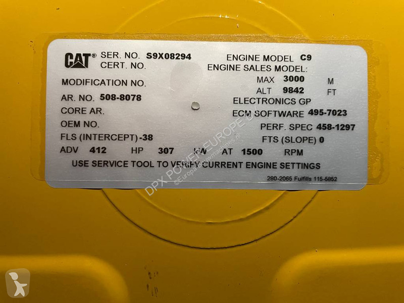 Stavebný stroj Caterpillar DE330E0 - C9 - 330...