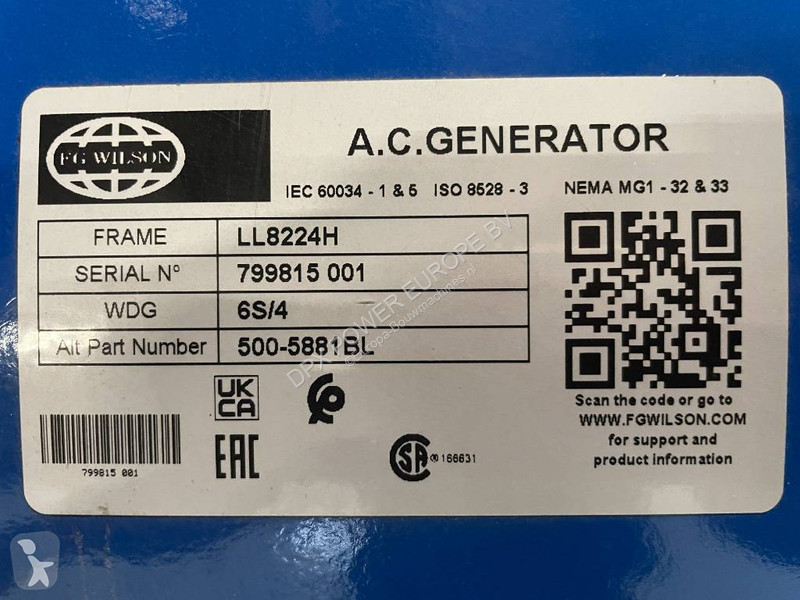 Stavebný stroj FG Wilson P1250-1 - 1250 kVA...