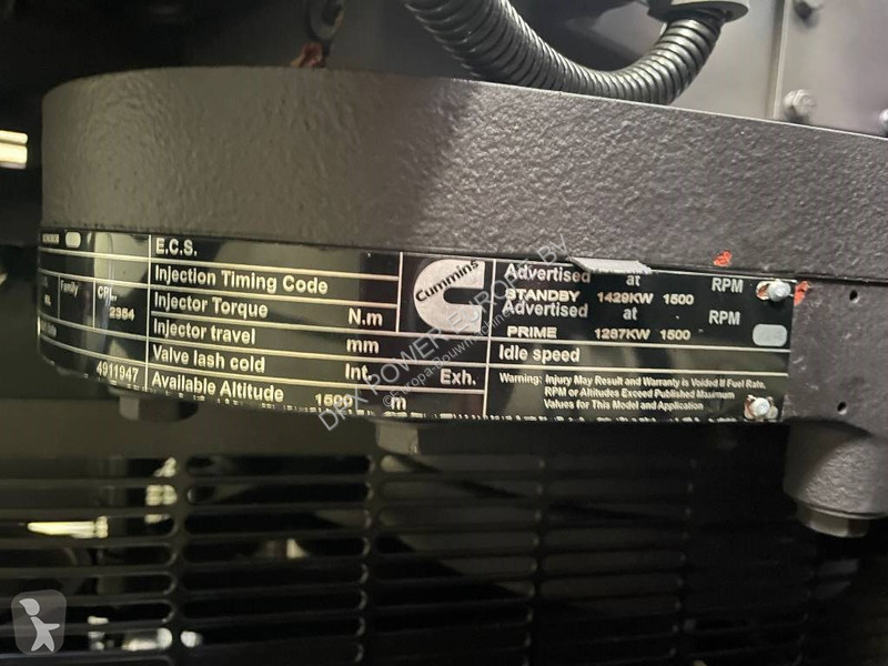 Stavebný stroj Cummins KTA50GS8 - 1.675 kVA...