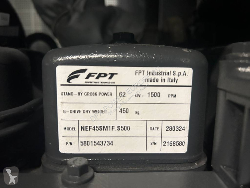 Stavebný stroj Iveco NEF45SM1A - 66 kVA Genset...