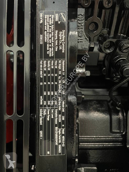 Stavebný stroj Cummins 4BTA3.9-G2 - 66 kVA...
