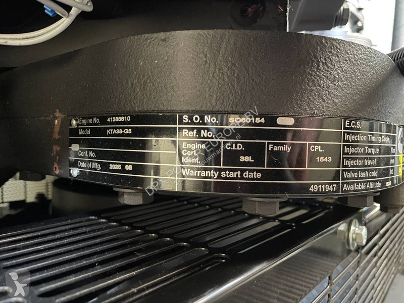 Stavebný stroj Cummins KTA38-G5 - 1100 kVA...
