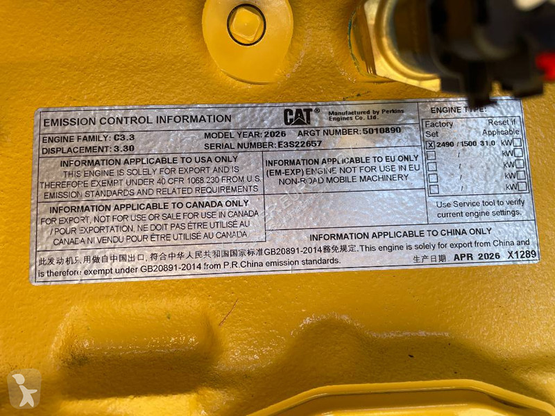 Matériel de chantier Caterpillar DE33E0 - 33...