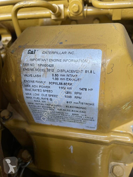 Material de obra Caterpillar 3512B - Land...