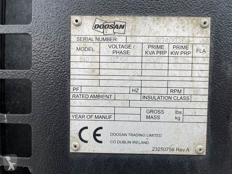 Matériel de chantier Doosan G 40