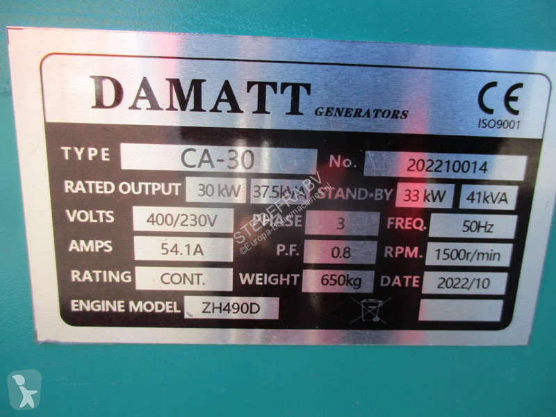 Materiaal voor de bouw Damatt CA30 , New Diesel...