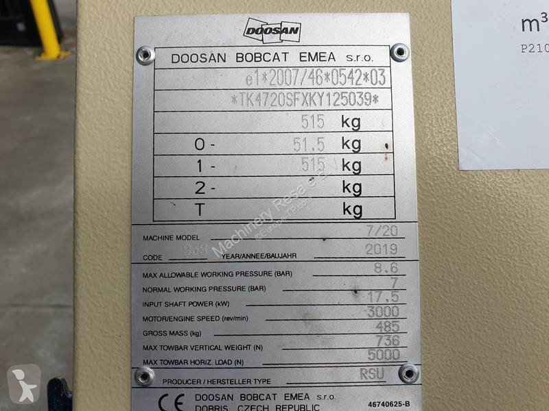Matériel de chantier Doosan 7 / 20