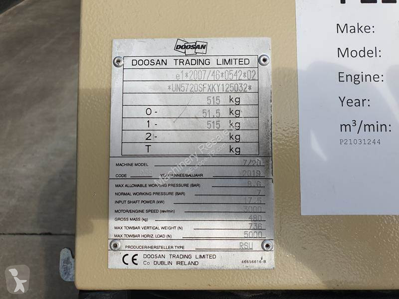 Matériel de chantier Doosan 7 / 20