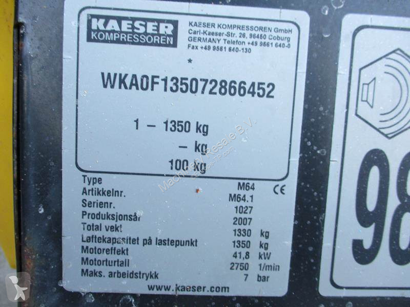 Entreprenørmaskiner Kaeser M 64 - N - G