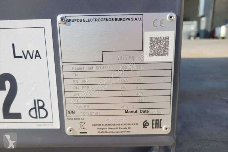 Materiaal voor de bouw Atlas Copco QES 105 JD...