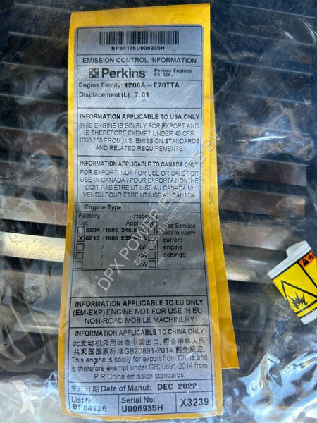 Entreprenørmaskiner Perkins 1206A-E70TTAG3 -...