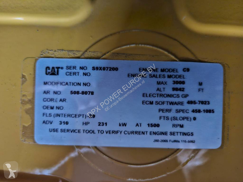 Material de obra Caterpillar DE250E0 - C9 - 250...