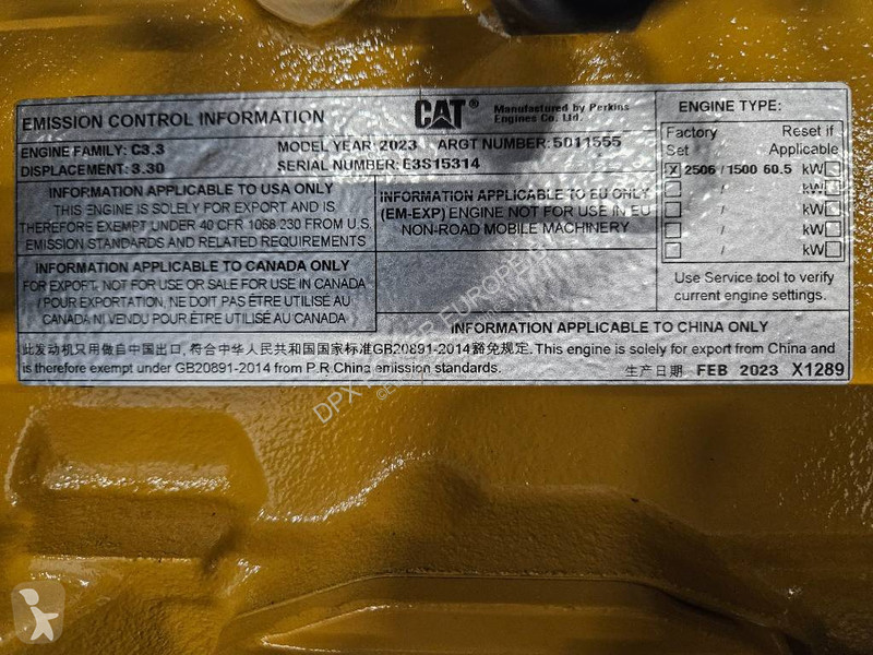 Materiaal voor de bouw Caterpillar DE65GC - 65...
