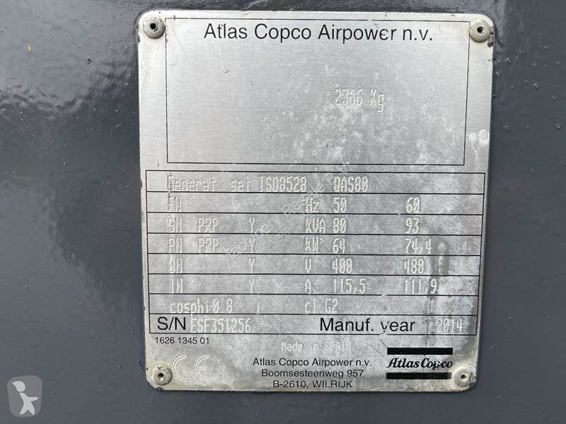 Entreprenørmaskiner Atlas Copco QAS 80