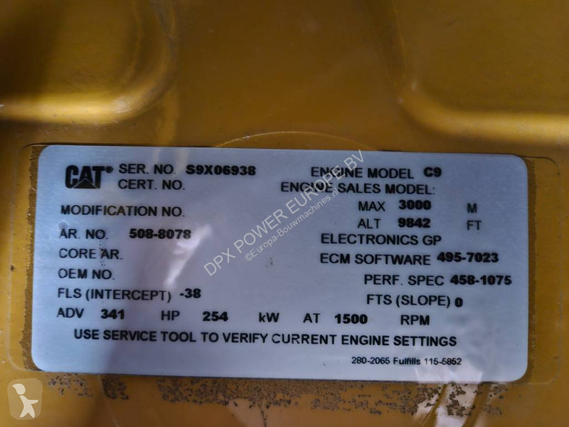 Material de obra Caterpillar DE275E0 - C9 - 275...