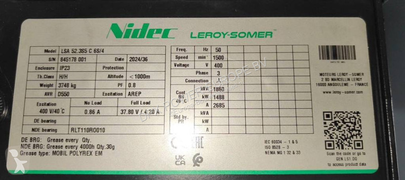 Materiaal voor de bouw Cummins KTA50-G16A -...