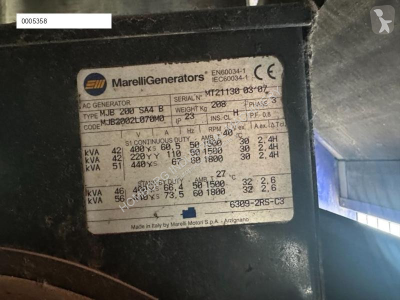 آلة لمواقع البناء Iveco Marelli 40 KVA...