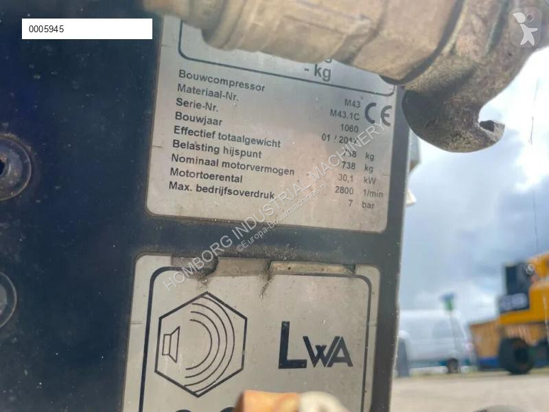Materiaal voor de bouw Kaeser M43 Kubota 4,2 m3...
