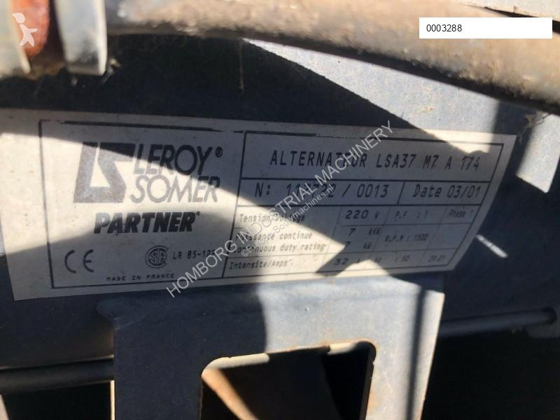 Vägbyggmaterial Terex Kubota Leroy Somer 7 kVA...