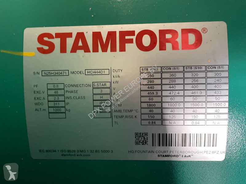 Stavebný stroj Cummins C330D5EQ - 330 kVA...