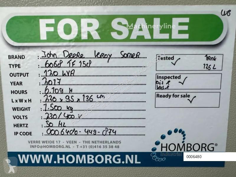 Entreprenørmaskiner John Deere 6068 TF 158...