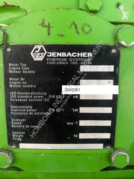 Materiaal voor de bouw Jenbacher JW312 GSB...