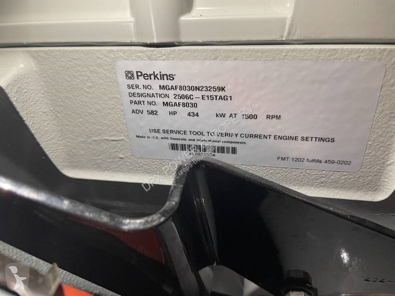 Stavebný stroj Perkins 2506C-E15TAG1 - 500 kVA...